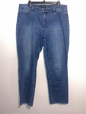 Talbots Women's Medium Blue Straight-Leg Jeans